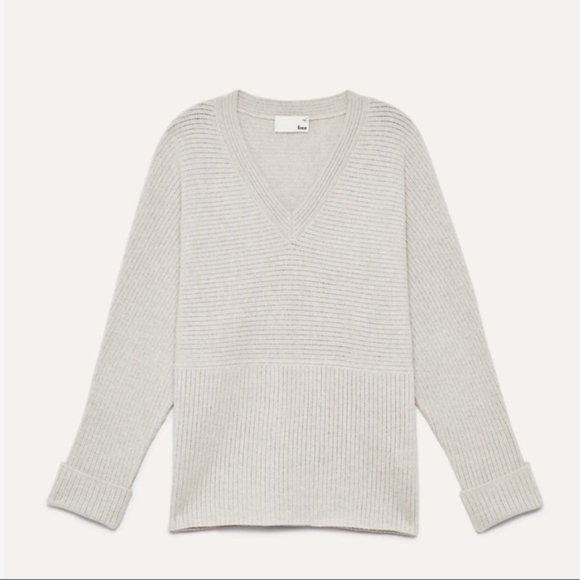 ARITZIA WILFRED FREE Belgard Wool Sweater (Gray) - Picture 4 of 8